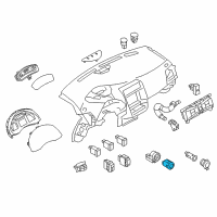 OEM Nissan Leaf Switch Assembly Ignition Diagram - 25150-3NA0A