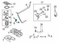 OEM 2021 Hyundai Sonata Sender Assy-Fuel Pump Diagram - 94460-L5000