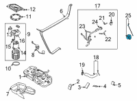 OEM Hyundai Sonata Cap Assembly-Fuel Filler Diagram - 31010-L5500