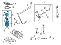 OEM 2022 Hyundai Sonata Pump Assembly-Fuel Diagram - 31120-L5500