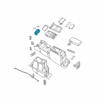 OEM 2008 Chrysler Aspen Holder-Console Diagram - 5127841AA