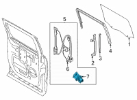 OEM 2021 Ford F-150 MOTOR ASY - WINDOW OPERATING Diagram - ML3Z-1623395-A
