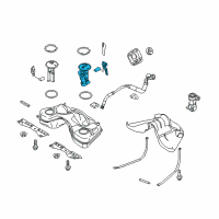 OEM 2010 Ford Mustang Fuel Pump Diagram - AR3Z-9H307-A