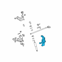 OEM 2006 Chevrolet Colorado Steering Knuckle Diagram - 19303836