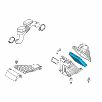 OEM Kia Air Cleaner Filter Diagram - 281132W100