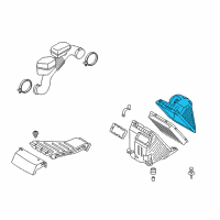 OEM 2010 Hyundai Santa Fe Cover-Air Cleaner Diagram - 28111-2P200