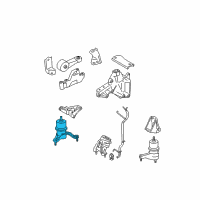 OEM 2011 Lexus RX350 Insulator, Engine Mounting, RH(For Transverse Engine) Diagram - 12362-31040