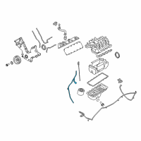 OEM 1998 Ford E-150 Econoline Club Wagon Tube Assembly Diagram - 4C2Z-6754-CA