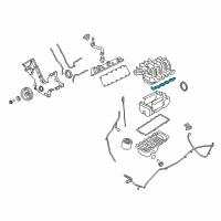 OEM Ford E-350 Club Wagon Manifold Gasket Diagram - YL3Z-9439-A