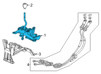 OEM 2022 Honda Civic LEVER SUB-ASSY Diagram - 54100-T20-A01
