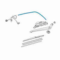 OEM 2017 Lexus RX350 Hose, Water Diagram - 90068-33294