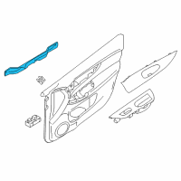 OEM Nissan Rogue Sport Finisher-Pull Handle, RH Diagram - 82952-DF31A