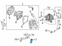 OEM Kia Hose Assembly-Oil COOLIN Diagram - 254772S500