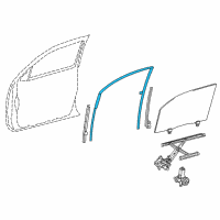 OEM 2018 Toyota Tacoma Run Channel Diagram - 68151-04040