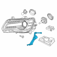 OEM 2020 Chrysler 300 HEADLAMP Diagram - 68292200AD