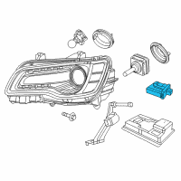 OEM Dodge Module-Hid BALLAST Diagram - 68170821AA