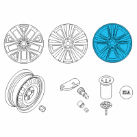 OEM 2015 Kia Sportage Wheel Assembly-Aluminum Diagram - 529103W730