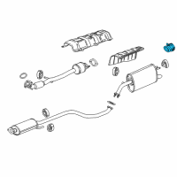 OEM 2013 Chevrolet Spark Tailpipe Extension Diagram - 95489479