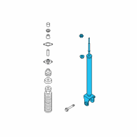 OEM 2008 Nissan Altima ABSORBER Kit-Shock, Rear Diagram - E6210-JA80B