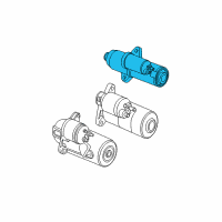 OEM Saturn Vue Starter Diagram - 12593701