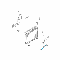 OEM 2003 Nissan Pathfinder Hose-Auto Transmission Oil Cooler Diagram - 21632-4W000