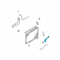 OEM 2003 Nissan Pathfinder Hose-Lower Diagram - 21503-4W001