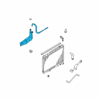 OEM Infiniti QX4 Reservoir Tank Assembly Diagram - 21710-4W00A