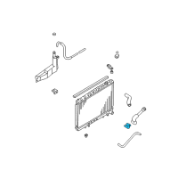 OEM 1996 Nissan Pathfinder Hose-Auto Transmission Oil Cooler Diagram - 21631-0W000