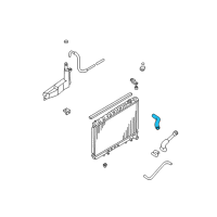 OEM Infiniti QX4 Hose-Radiator, Up Diagram - 21501-0W501