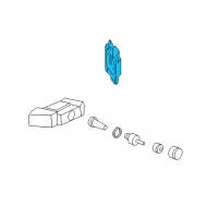 OEM 2015 Hyundai Accent Tpms Module Assembly Diagram - 95800-1R700