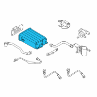 OEM 2015 Hyundai Accent Canister Assembly-Fuel Diagram - 31420-1R500