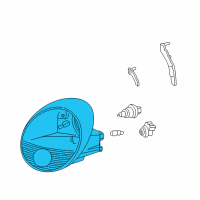 OEM Ford Thunderbird Composite Assembly Diagram - 3W6Z-13008-AD