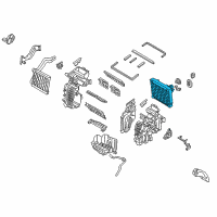 OEM Kia Forte EVAPORATOR Assembly Diagram - 97139G3000