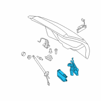 OEM Ford Liftgate Actuator Diagram - AA1Z14B351B
