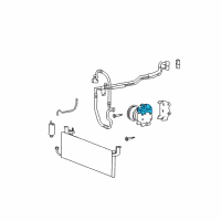 OEM 2002 Hyundai Santa Fe Manifold-Discharge Diagram - 97717-39621