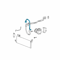 OEM 2000 Hyundai Sonata Hose-Discharge Diagram - 97762-38171