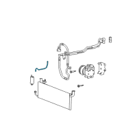 OEM 2002 Kia Optima Liquid Tube Diagram - 9776138090