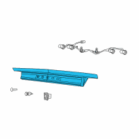 OEM 2009 Dodge Challenger Lamp-Tail Stop Backup Diagram - 5028775AD