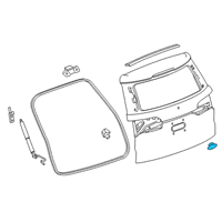 OEM Cadillac Lift Gate Plug Diagram - 84762926