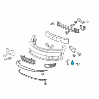 OEM 2005 Chevrolet Venture Air Temperature Sensor Diagram - 10248414