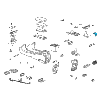 OEM 2003 Chevrolet Monte Carlo Shift Knob Diagram - 22634975