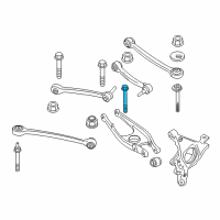 OEM 2010 BMW 760Li Hexagon Collar Screw Diagram - 31-10-6-786-144