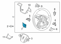 OEM 2020 Lincoln Nautilus Cruise Switch Diagram - KA1Z-9C888-AA