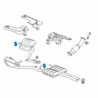 OEM 2021 Dodge Charger ISOLATOR-Exhaust Diagram - 4578340AA
