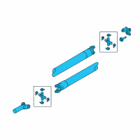 OEM 2016 Ford F-250 Super Duty Drive Shaft Diagram - BC3Z-4602-Y