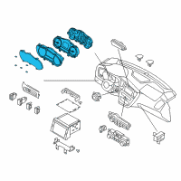 OEM 2011 Kia Optima Cluster Assembly-Instrument Diagram - 940114U011