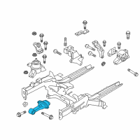 OEM 2011 Kia Soul Roll Rod Bracket Assembly Diagram - 219502K000