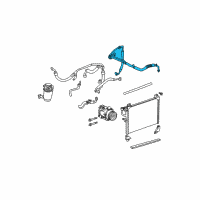 OEM 2002 Chevrolet Trailblazer EXT Tube Asm-A/C Evaporator *Marked Print Diagram - 15163719