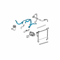 OEM 2004 Oldsmobile Bravada Hose & Tube Assembly Diagram - 15884821