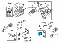 OEM 2022 BMW X5 FILTERED AIR DUCT Diagram - 13-71-8-091-476